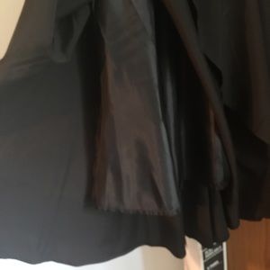 Black skirt with built in slip